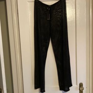 Jordan Taylor mesh black beach pants